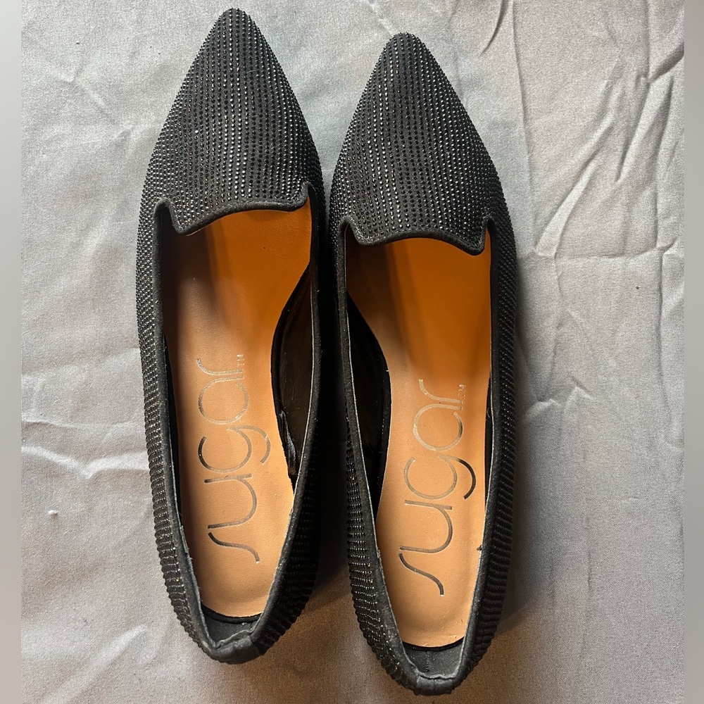 Sugar Women's Black Loafers
